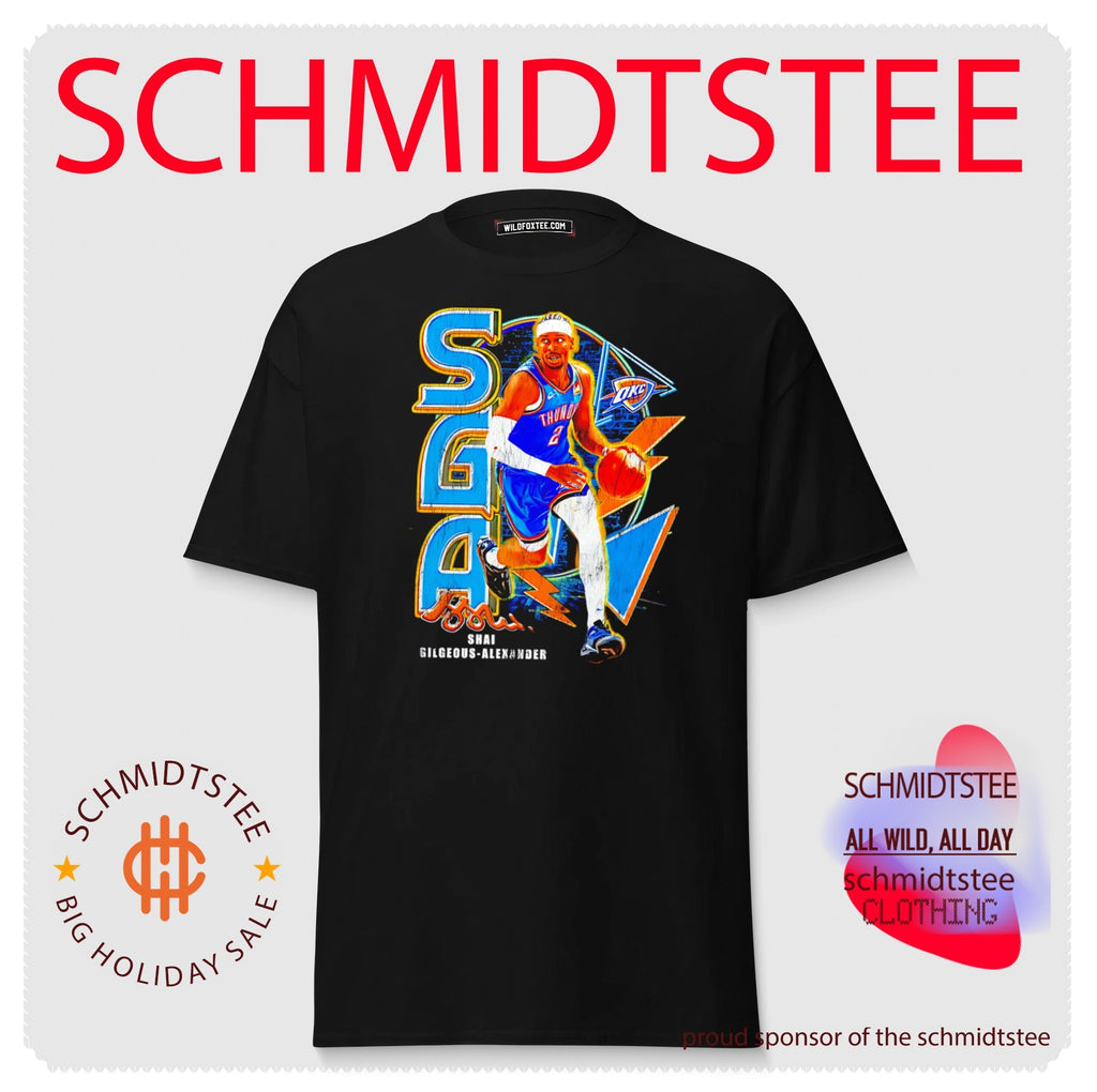 Oklahoma City Thunder SGA Shai Gilgeous Alexander illustration shirt