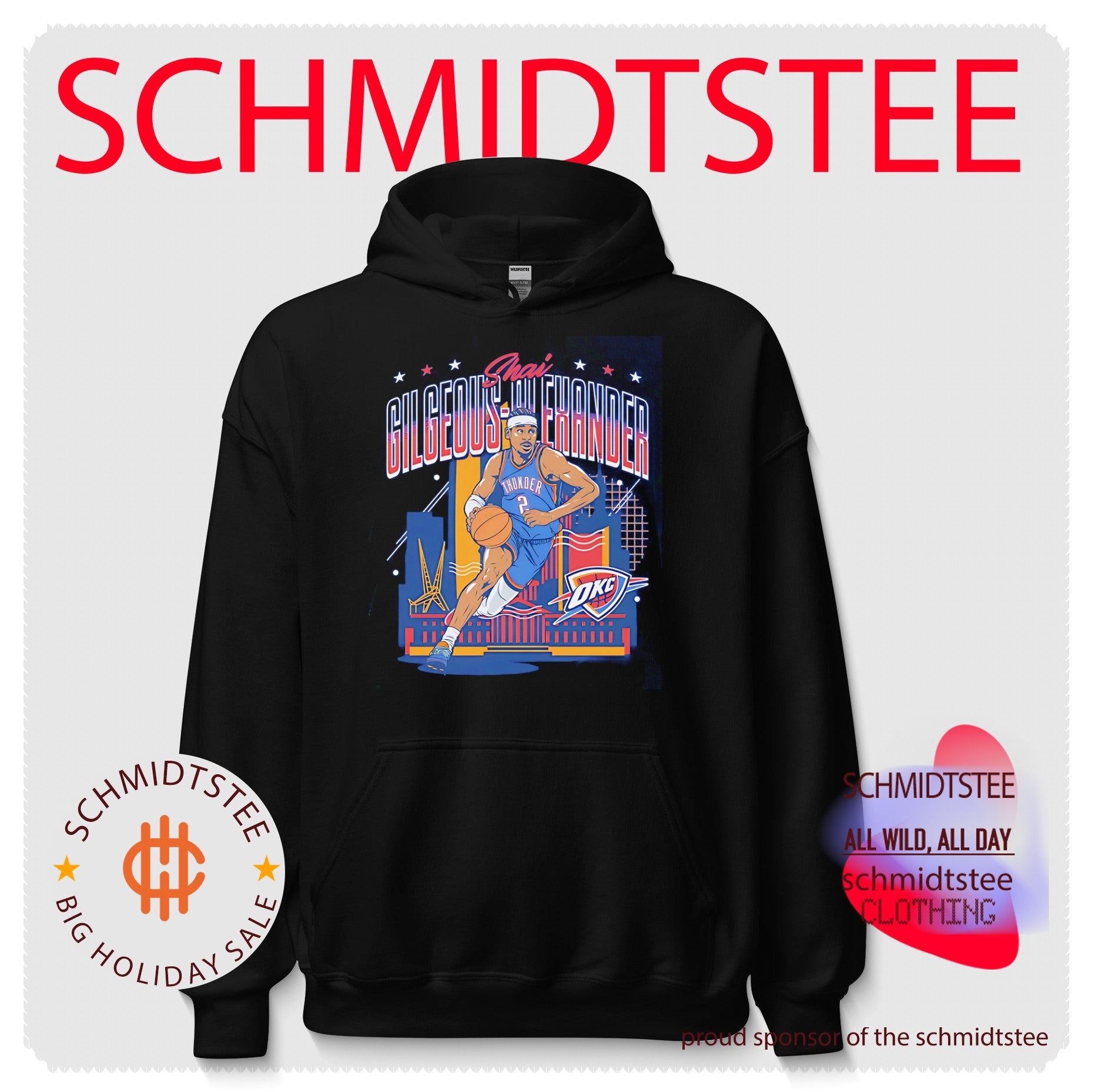 Oklahoma City Thunder Shai Gilgeous Alexander illustration shirt