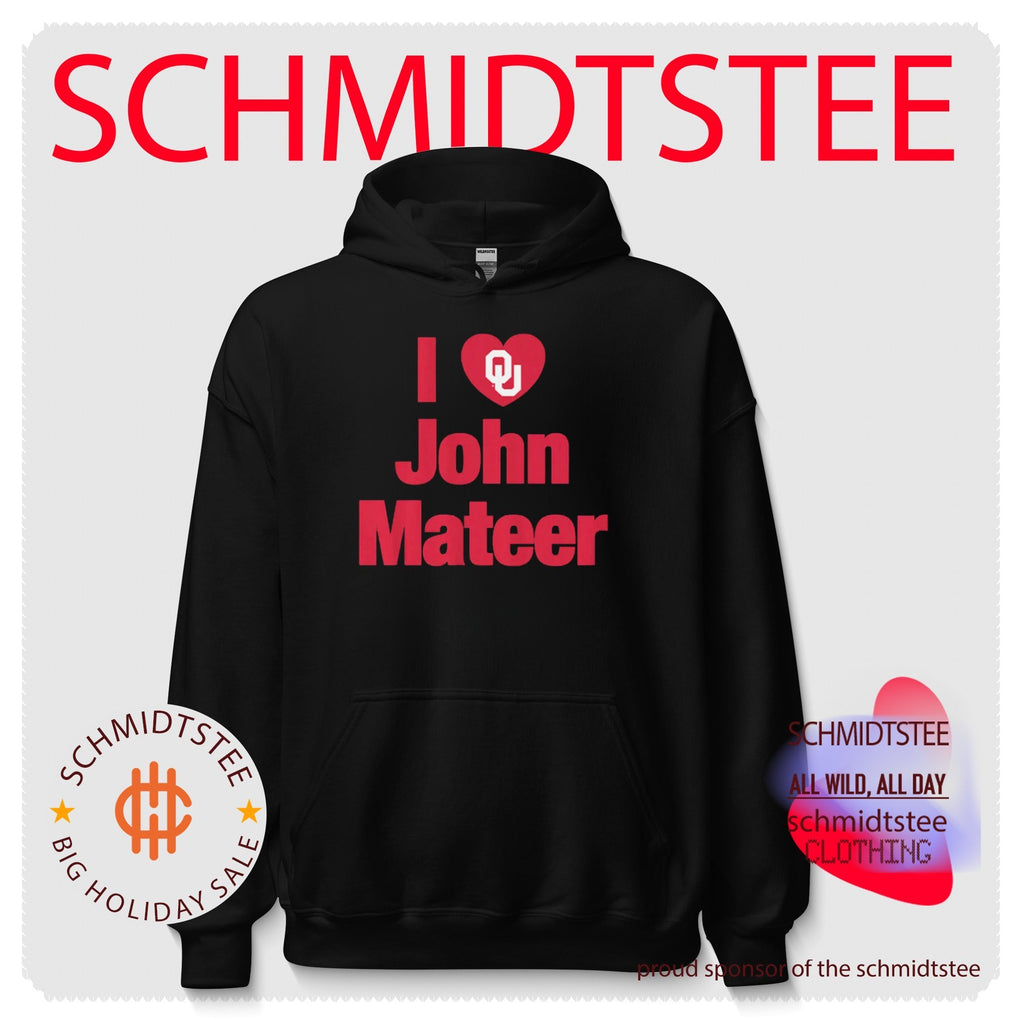 Oklahoma Football I love John Mateer heart shirt