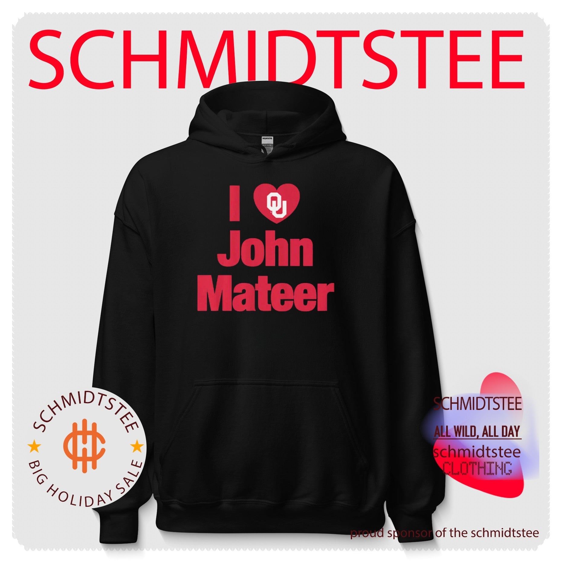 Oklahoma Football I love John Mateer heart shirt