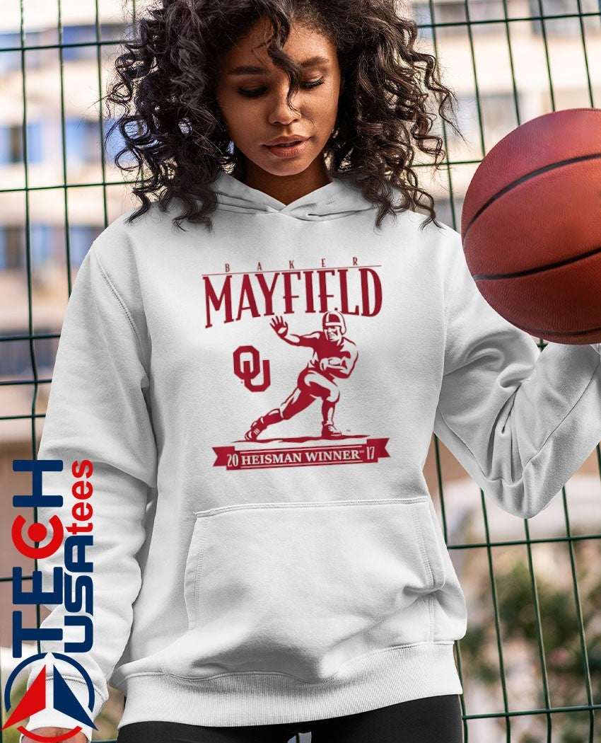 Oklahoma Sooners Football Baker Mayfield Heisman Winner Trophy 2017 shirt