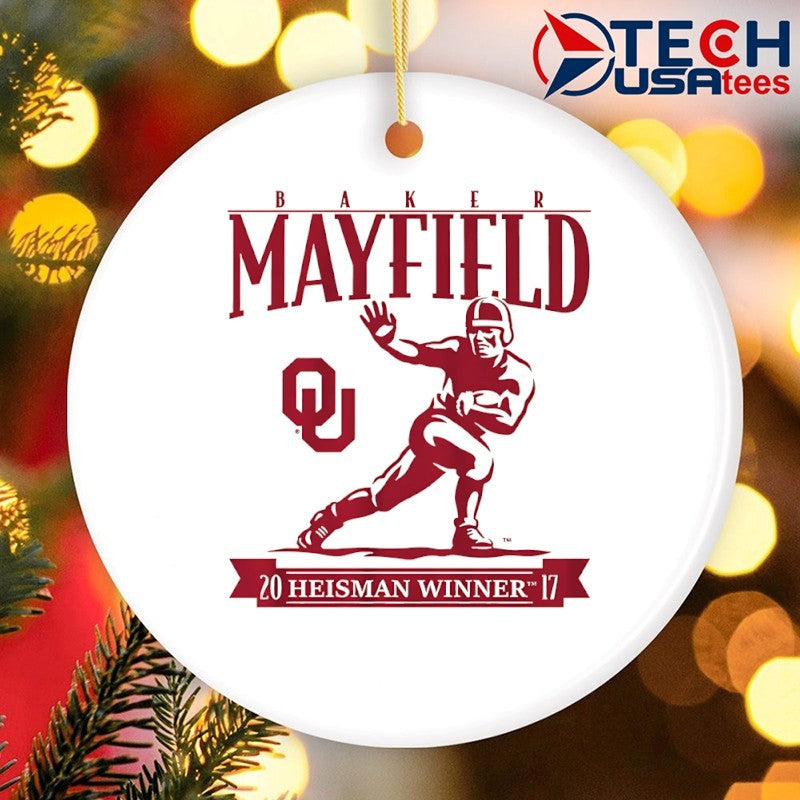 Oklahoma Sooners Football Baker Mayfield Heisman Winner Trophy 2017 shirt