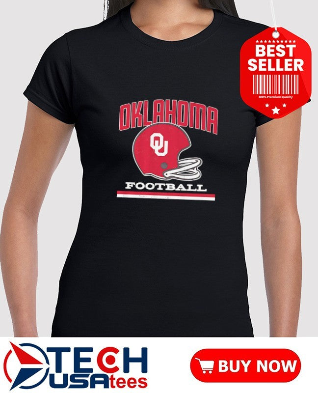 Oklahoma Sooners Football vintage helmet shirt