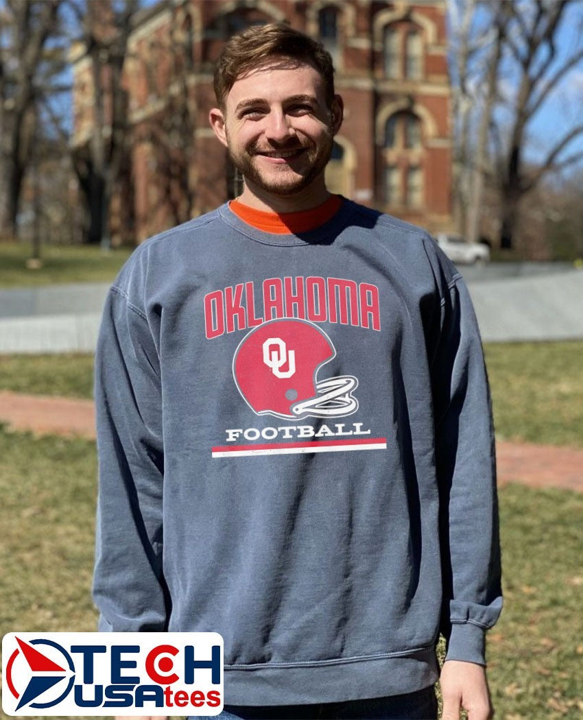 Oklahoma Sooners Football vintage helmet shirt