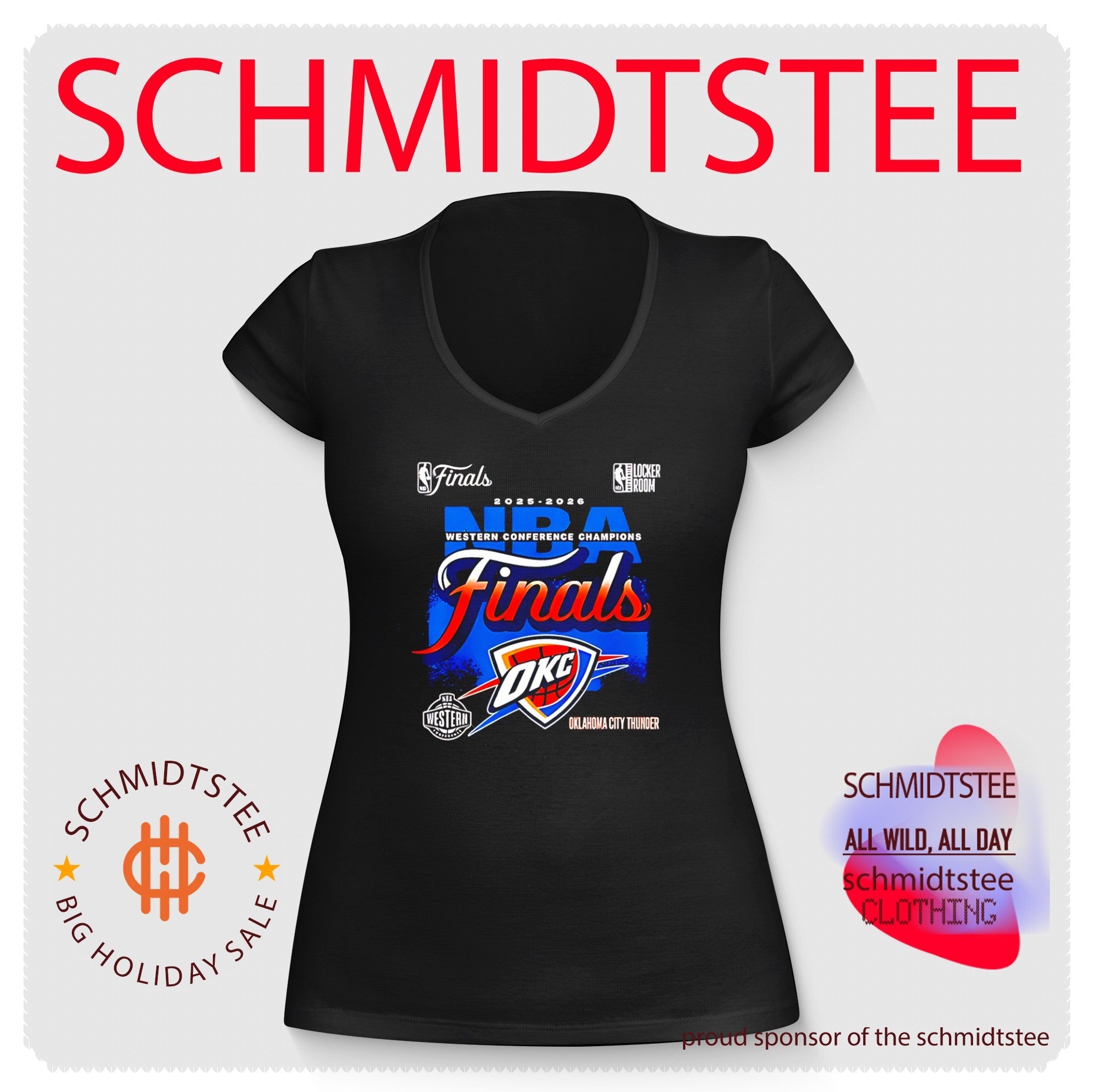 Oklahome City Thunder Western Conference Champions 2025 2026 logo shirt
