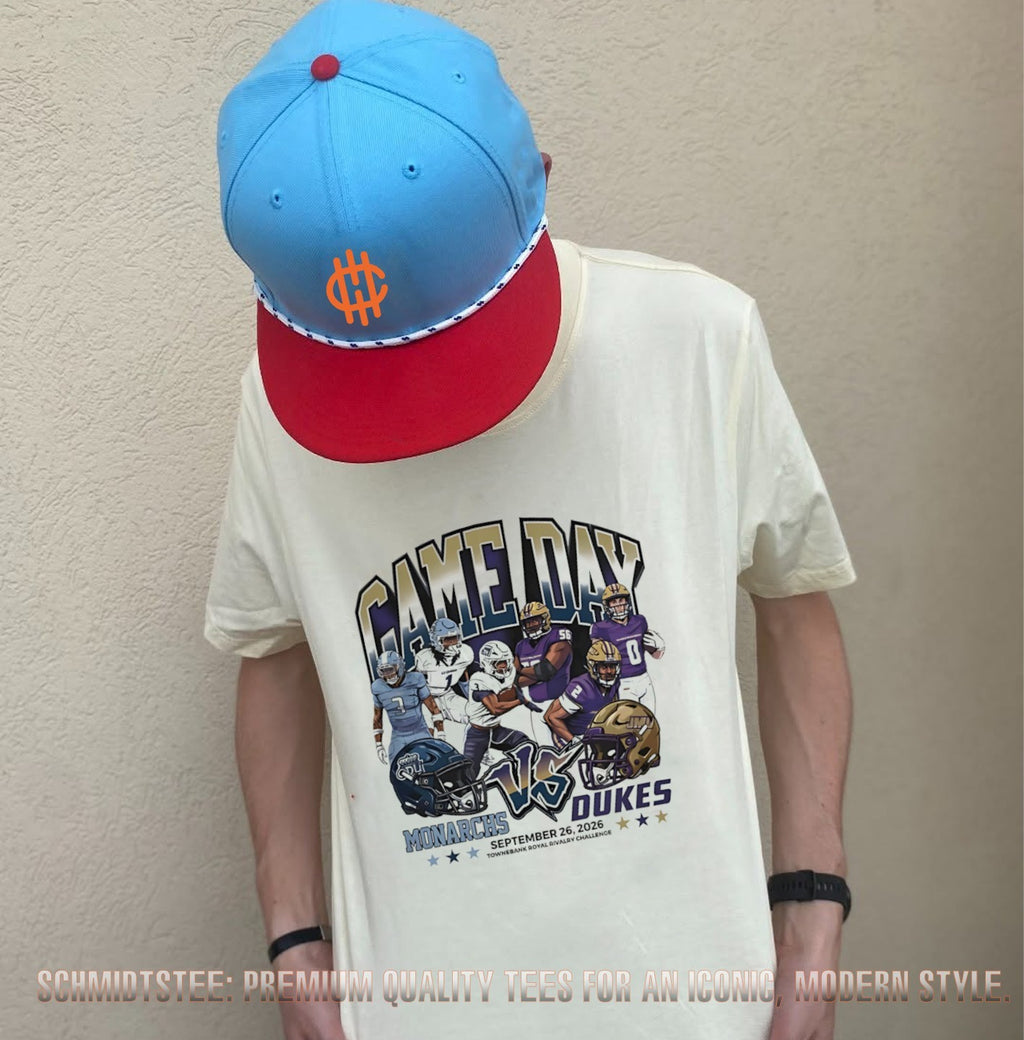 Old Dominion Universiry ODU Monarchs vs JMU Dukes Game Day graphic shirt