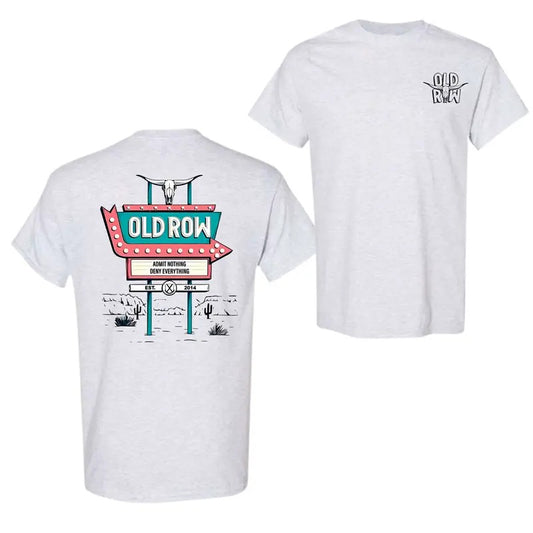 Old Row Circle Logo 2 Sides T-Shirt, Unisex T-Shirt For Men And Women, Trendy Shirt