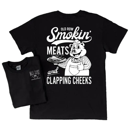 Old Row The Smokin Meats Graphic 2 Sides Tshirt, Unisex Tshirt For Men, For Women, Menswear, Top Unisex Clothing