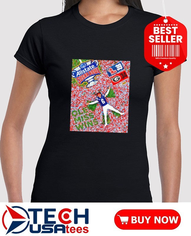 Ole Miss takes down Georgia wins the Allstate Sugar Bowl shirt