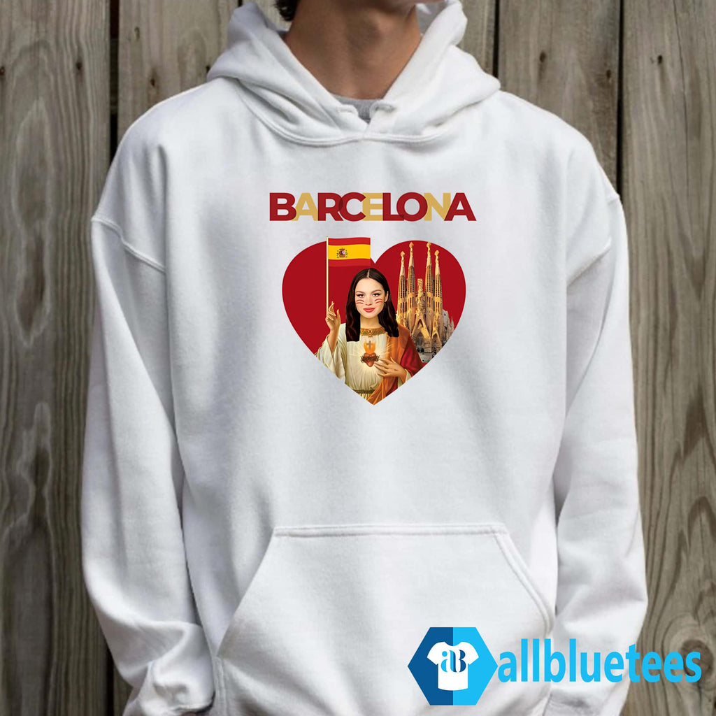 Olivia Rodrigo Barcelona And Heart Shirt