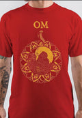 Om Band Red T-Shirt Hoodie, Sweatshirt | CoreVibeTees.com