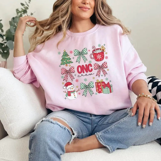 Oncology Certified Nurse Sweater, Oncology Nursing Gift, Pediatric Oncology Gift, Unisex Shirt, Full Size, Gift For Her, Gift For Him