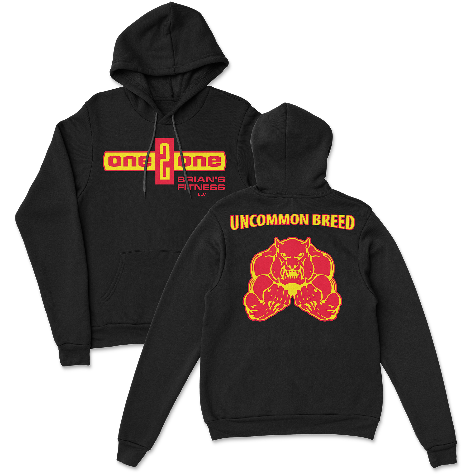 One 2 One Fitness - Uncommon Breed Unisex Hoodie T-Shirts, Sweatshirt | CoreVibeTees.com (Image 1)