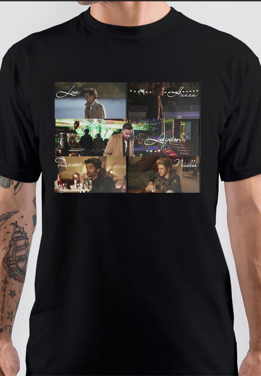 One Direction Black T-Shirt Style001 Hoodie, Sweatshirt | CoreVibeTees.com