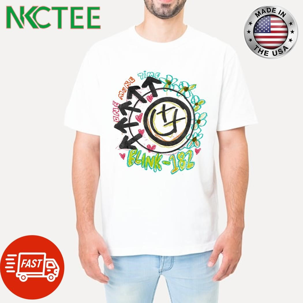 One More Time Smiley Sketch Shirt