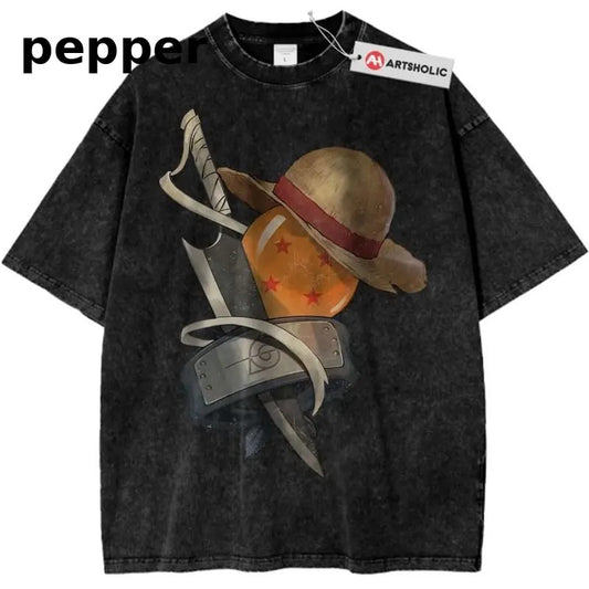 One Piece Shirt, Naruto Shirt, Dragon Ball Z Shirt, Bleach Shirt, Anime Shirt, Vintage T-Shirt
