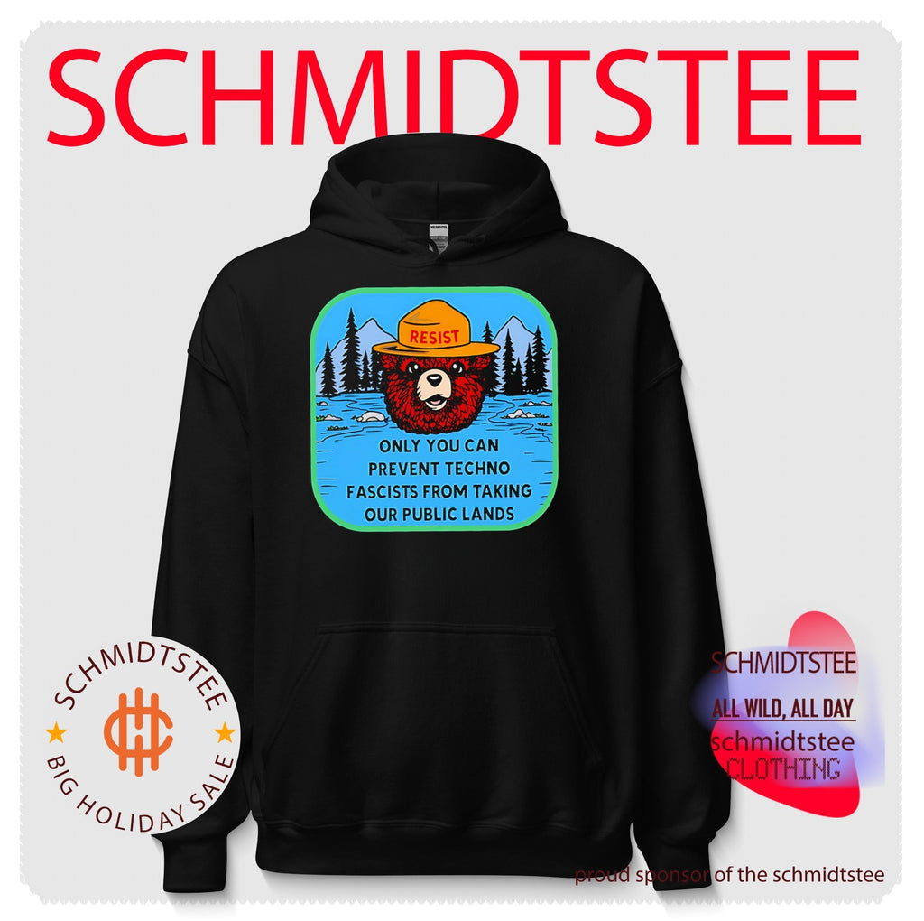 Only you can prevent techno fascists from taking our public lands Smokey Bear shirt