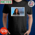 Opposes voter ID Laws requires photo ID to enter event Kamala Harris shirt