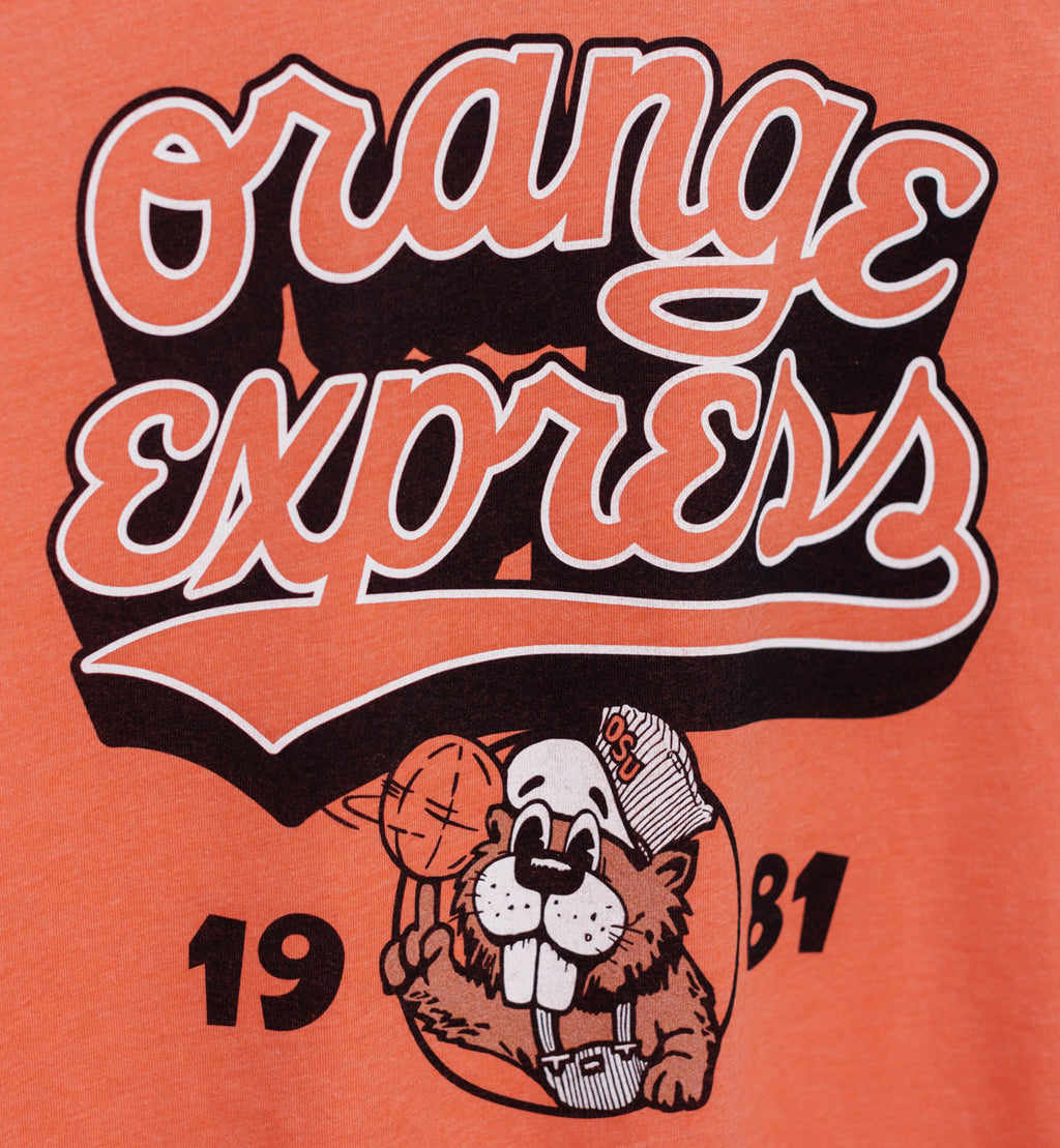 Vintage ‚ÄúOrange Express‚Äù 1981 OSU Basketball Tee Hoodie, Sweatshirt | CoreVibeTees.com (Image 2)
