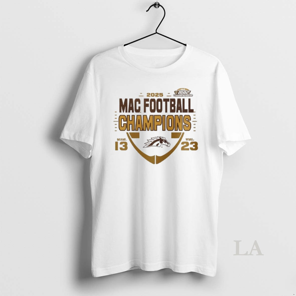 Original 2025 Mac Football Champions Miami 13 Wmu 23 Logo T-Shirts, Hoodie, Sweatshirt | CoreVibeTees.com