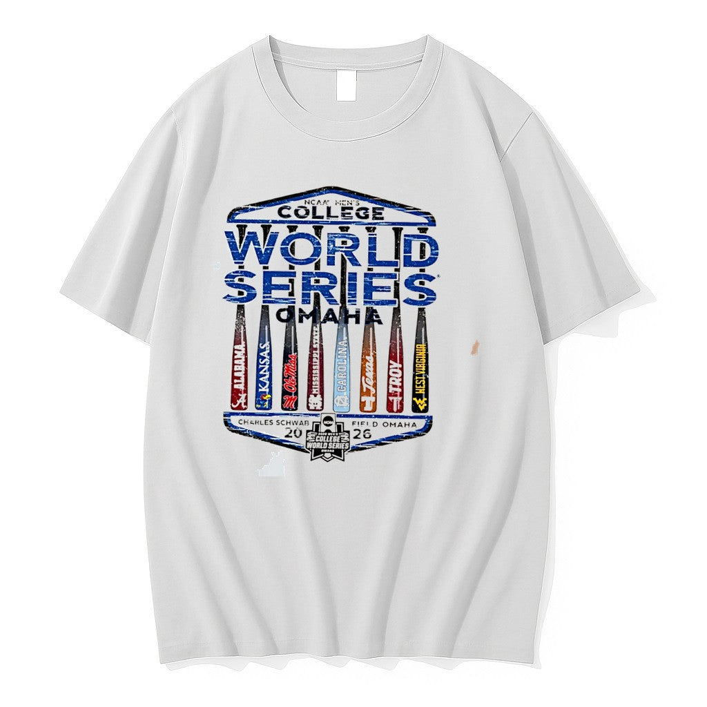 Original 2026 Ncaa Mens College World Series 8 Team Best Bats Tee Tshirts Jpg