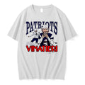 Original Adam Vinatieri 4 Signature Kicking Hall Of Fame Class Of 2026 Patriots White Tshirts