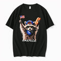 Original America Raccoon Hot Dog 4th Of July Tee Tshirts Jpg