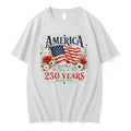 Original American Flag Floral Commemorative America God Shed His Grace On Thee 250 Years Tshirts