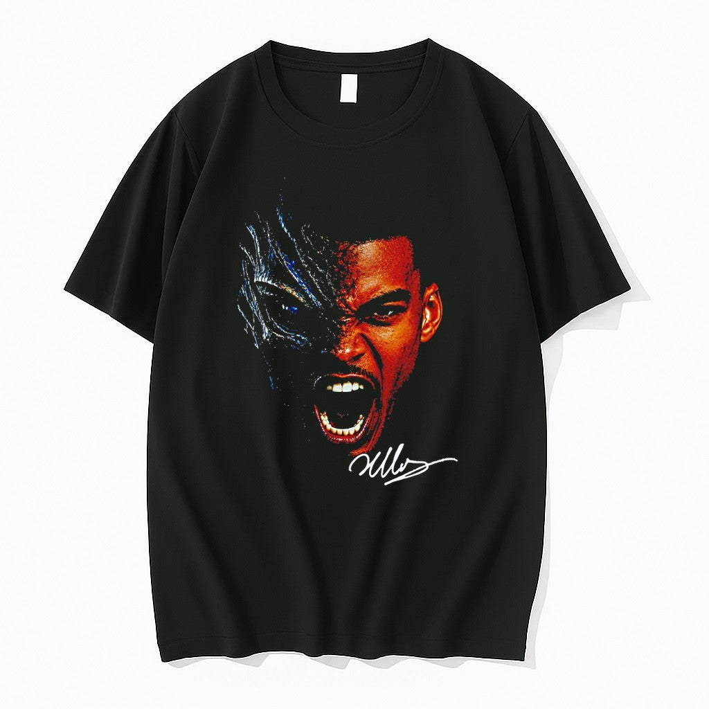 Original Anthony Edwards X Venom Minnesota Timberwolves Basketball Signature Tshirts
