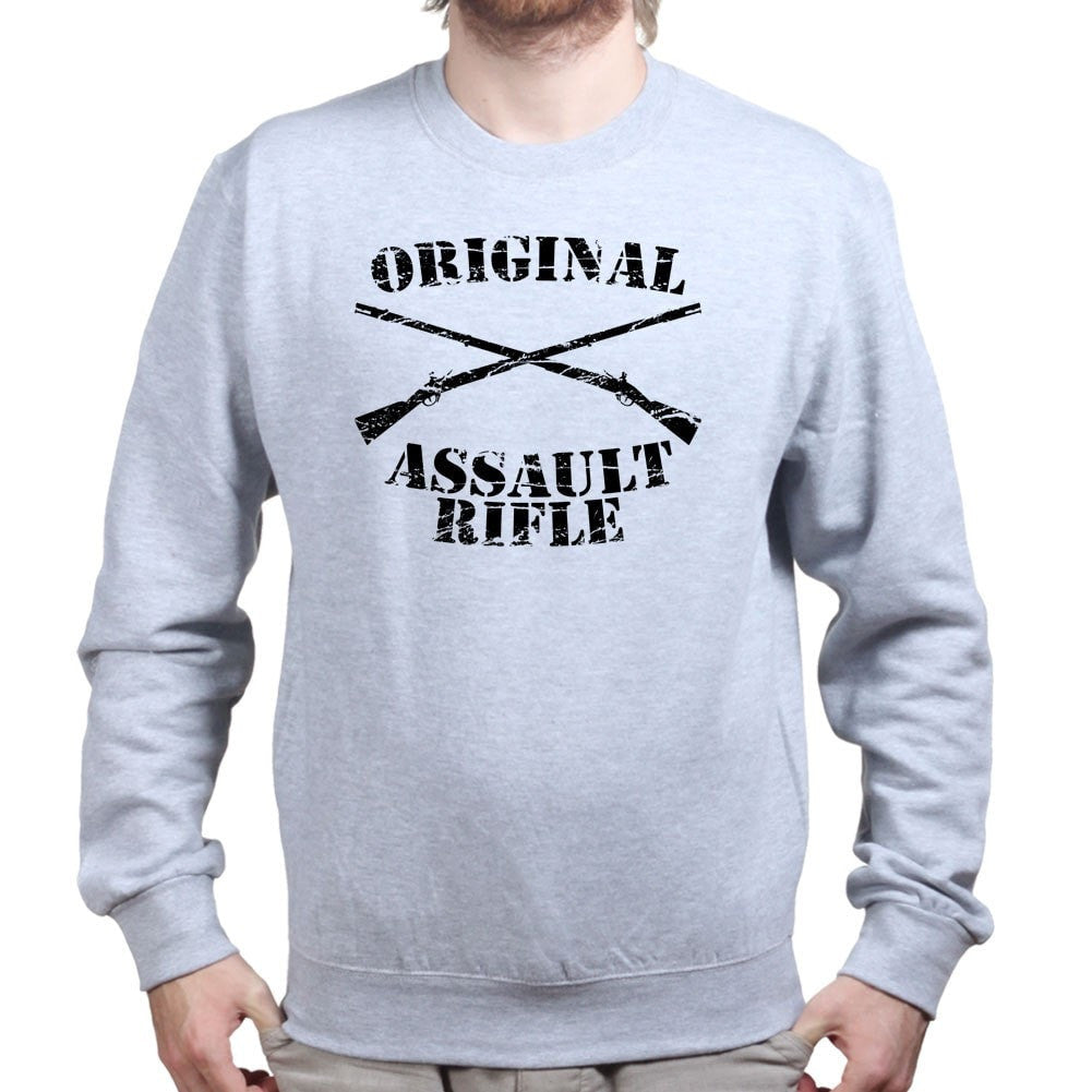 Original Assault Rifle Mens Sweatshirt Style001 T-Shirts, Hoodie | CoreVibeTees.com (Image 2)