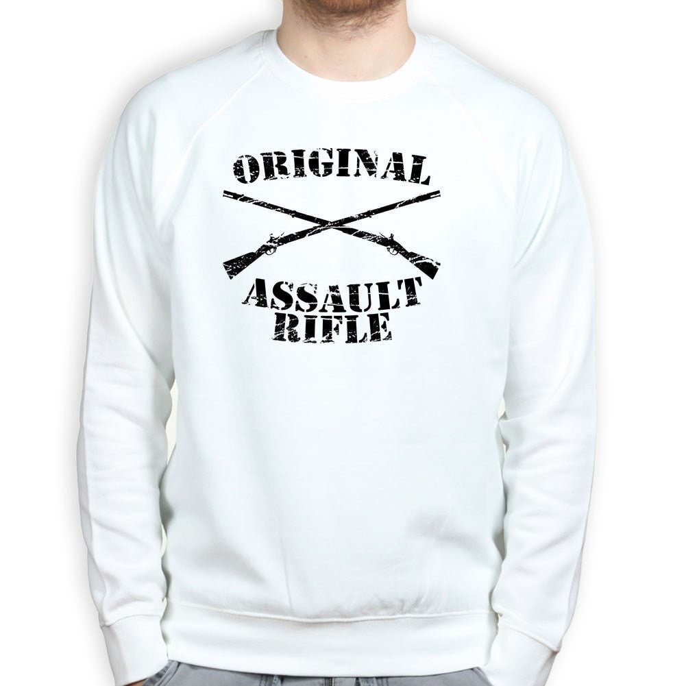 Original Assault Rifle Mens Sweatshirt Style001 T-Shirts, Hoodie | CoreVibeTees.com (Image 3)