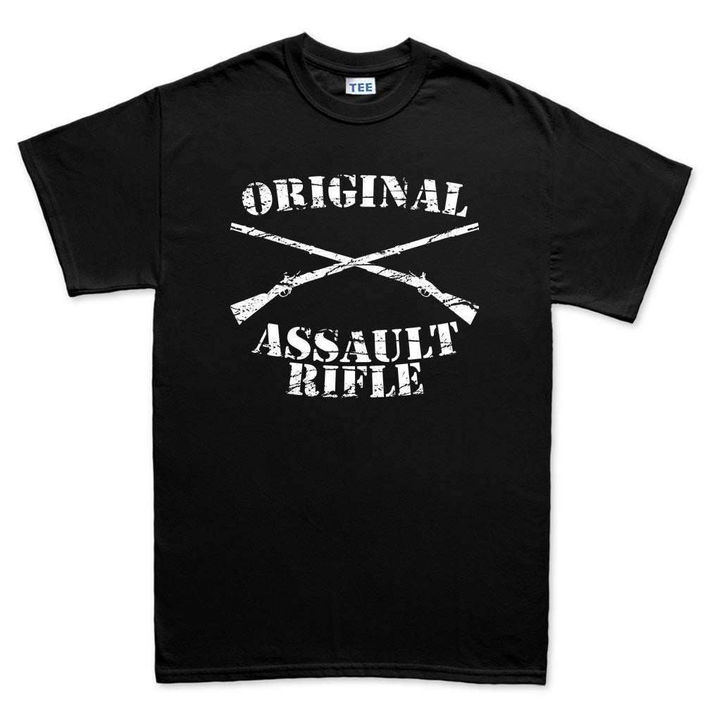 Original Assault Rifle Mens T-shirt Style001 Hoodie, Sweatshirt | CoreVibeTees.com (Image 1)
