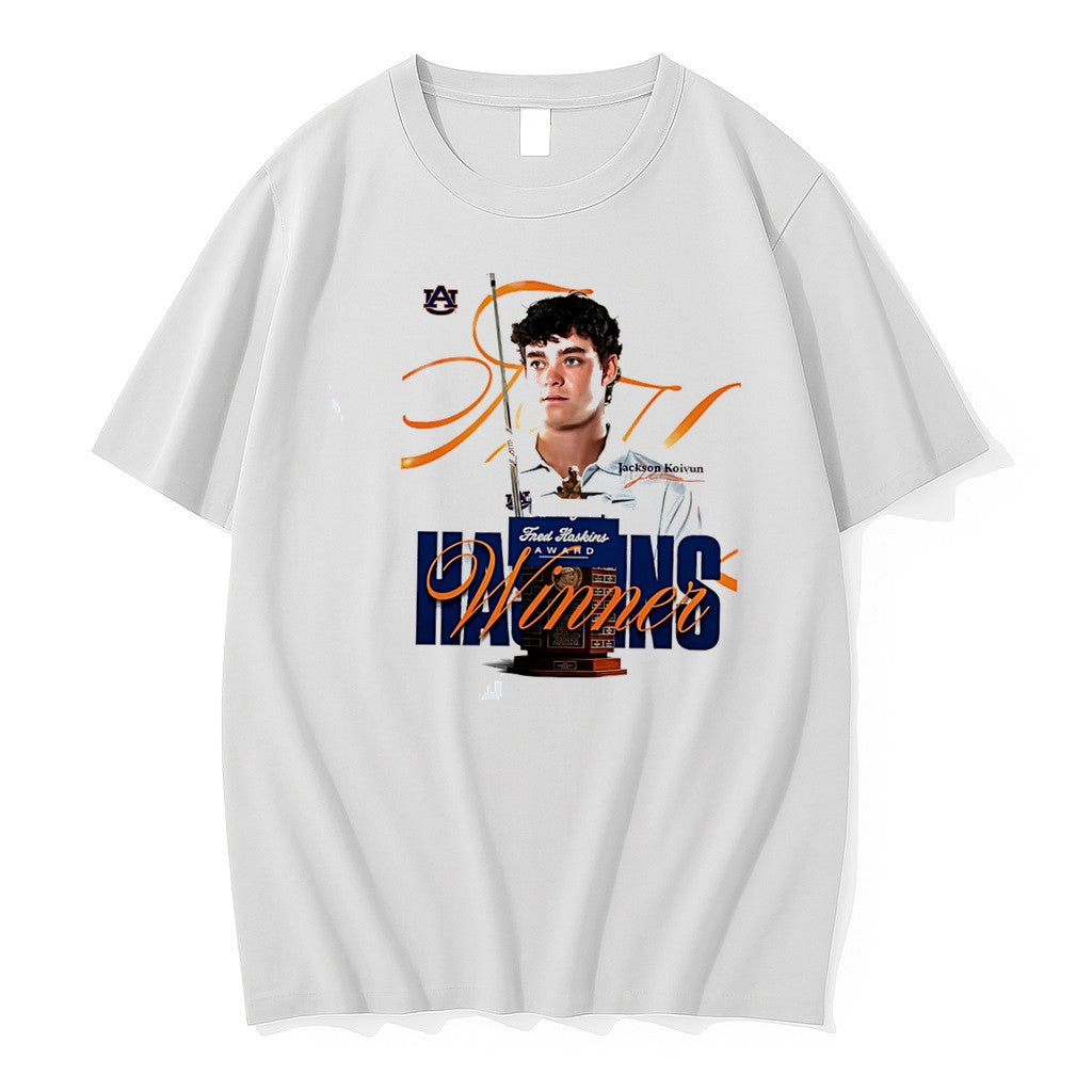 Original Auburn University Jackson Koivun Fred Haskins Award Winner Tee Tshirts