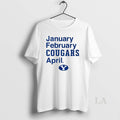 Original Byu Cougars Basketball January February Cougars April T-Shirts, Hoodie, Sweatshirt | CoreVibeTees.com