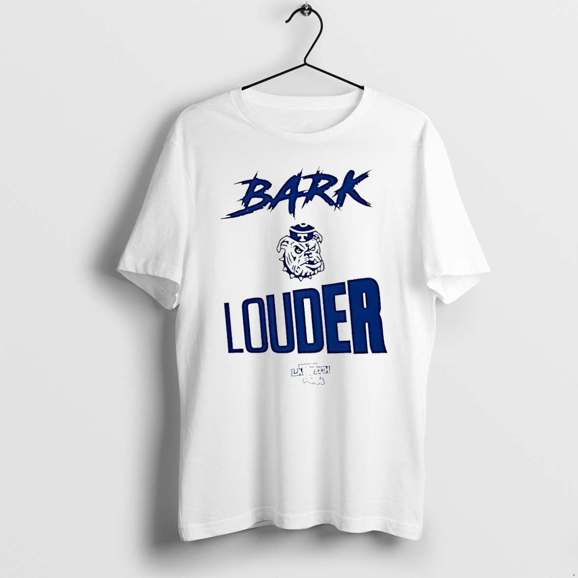 Original Bark Louder La Tech White Tshirts Jpg