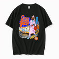 Original Bocker Back Pages Clyde Super Fly Basketball New York Knicks Black Tshirts