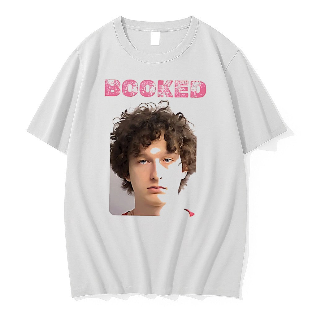 Original Booked Heston Mugshot Tee Tshirts Jpg
