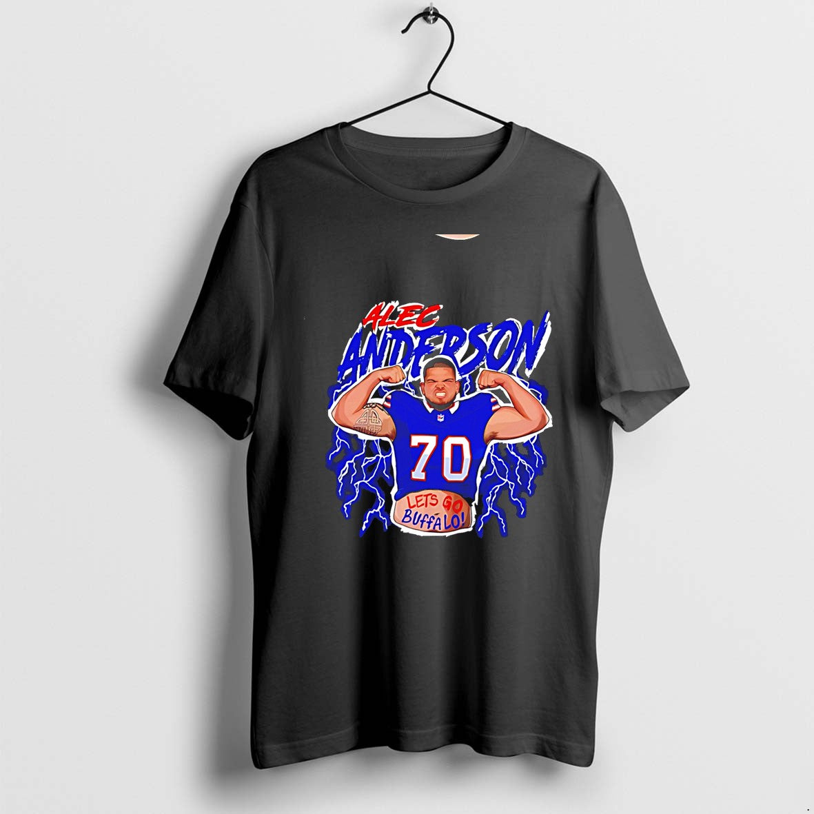 Original Buffalo Bills Alec Anderson Lets Go Buffalo Bills Double Biceps Tee Tshirts