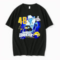 Original Buffalo Sabres Daniel Briere 48 Signature Black Tshirts Jpg