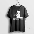 Original Cat Pew Pew Pew Cute Black White
