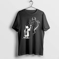 Original Cat Devil And Cat Exorcist Funny Tshirts Jpg