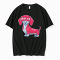 Original Chicago Bulls Dachshund Dog Cartoon Tee Tshirts Jpg