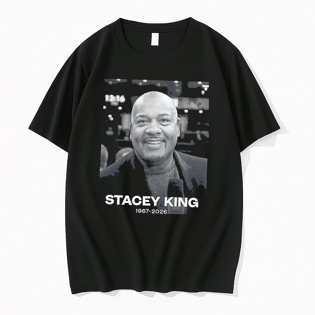 Original Chicago Bulls Logo Stacey King 1967 2026 Tribute Rip Legend Tee Tshirts