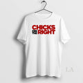 Original Chicks On The Right Ringer T-Shirts, Hoodie, Sweatshirt | CoreVibeTees.com