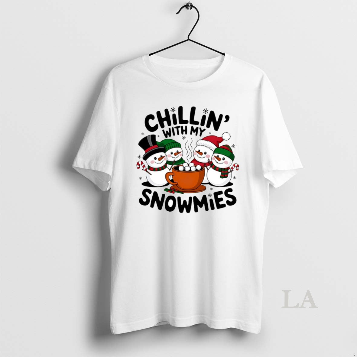 Original Chillin With My Snowmies Circle T-Shirts, Hoodie, Sweatshirt | CoreVibeTees.com