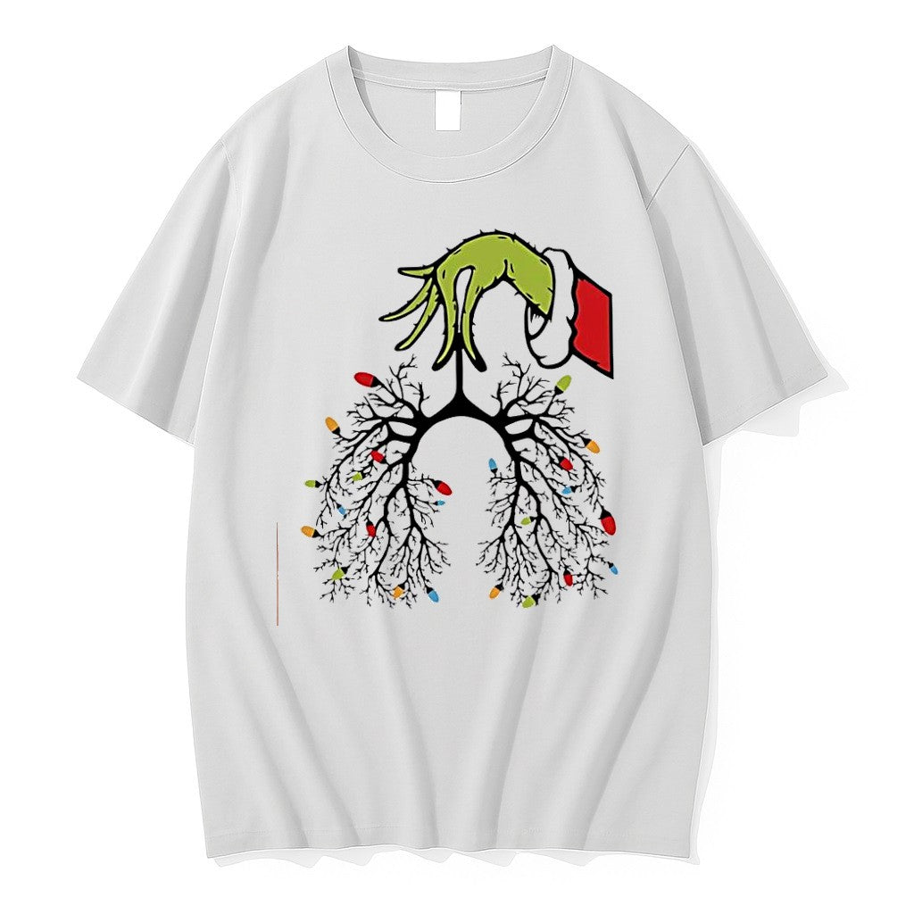 Original Christmas Nurse Lung Christmas Lights 2025 Tshirts Jpg