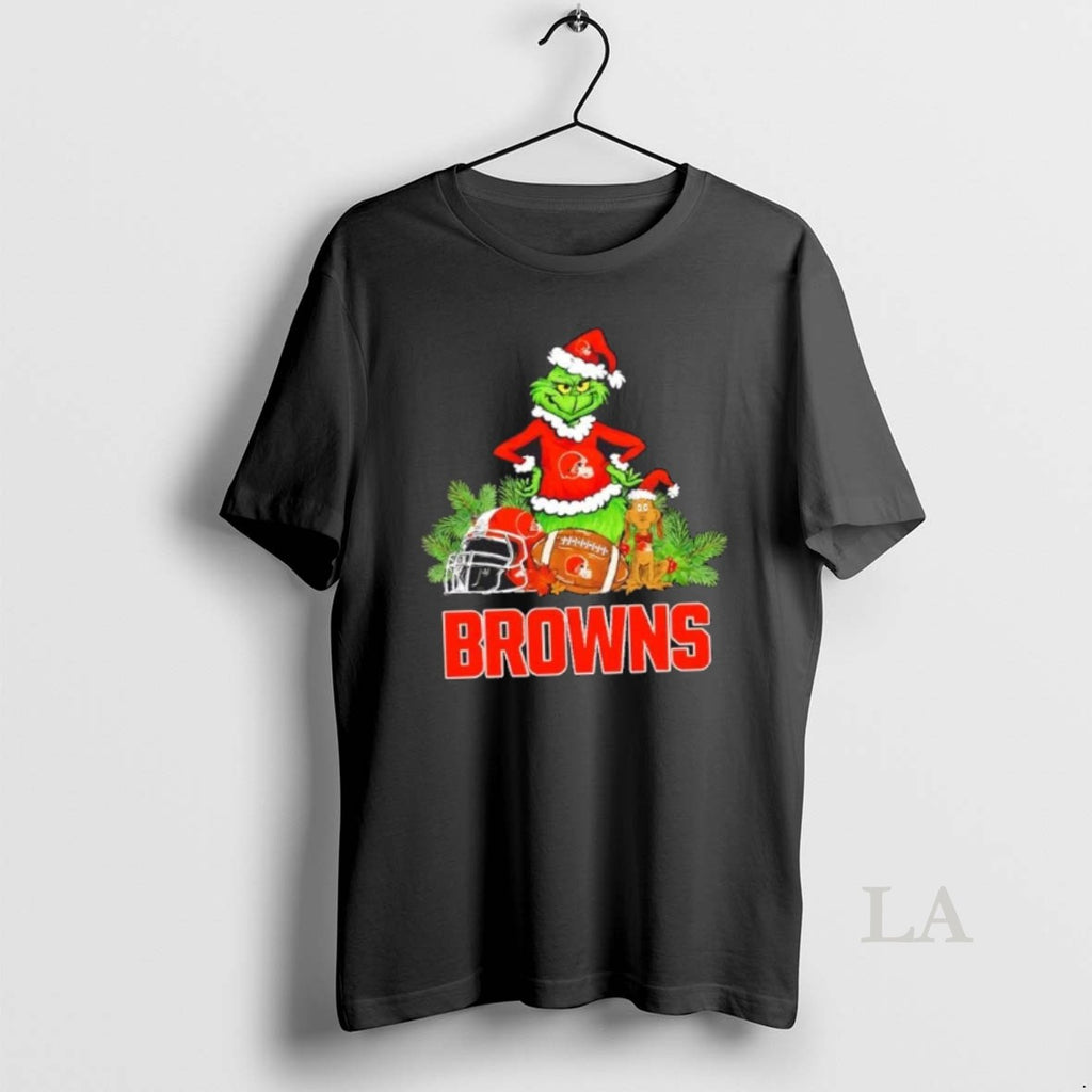 Original Cleveland Browns Football X Grinch Merry Christmas Graphic T-Shirts, Hoodie, Sweatshirt | CoreVibeTees.com