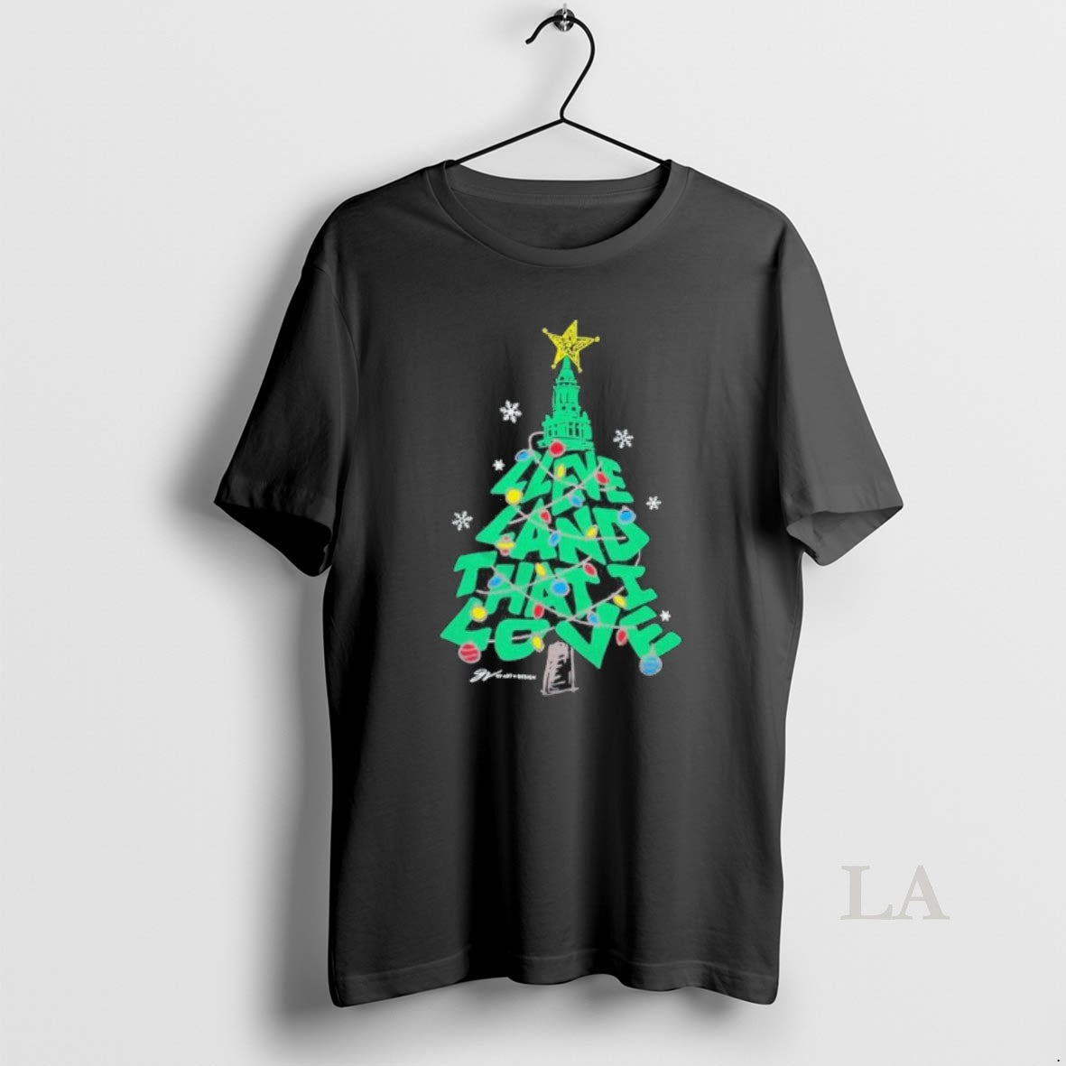 Original Cleveland That I Love Christmas Tree Holiday T-Shirts, Hoodie, Sweatshirt | CoreVibeTees.com