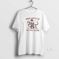 Original Cowboy Possum Riding Cat Sorry Gotta Go The Vibes Are Off T-Shirts, Hoodie, Sweatshirt | CoreVibeTees.com
