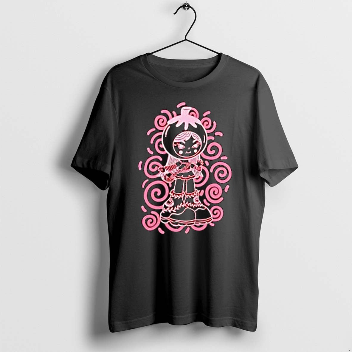 Original Cute Girl In Tomato Costume Illustration Graphic Tshirts Jpg